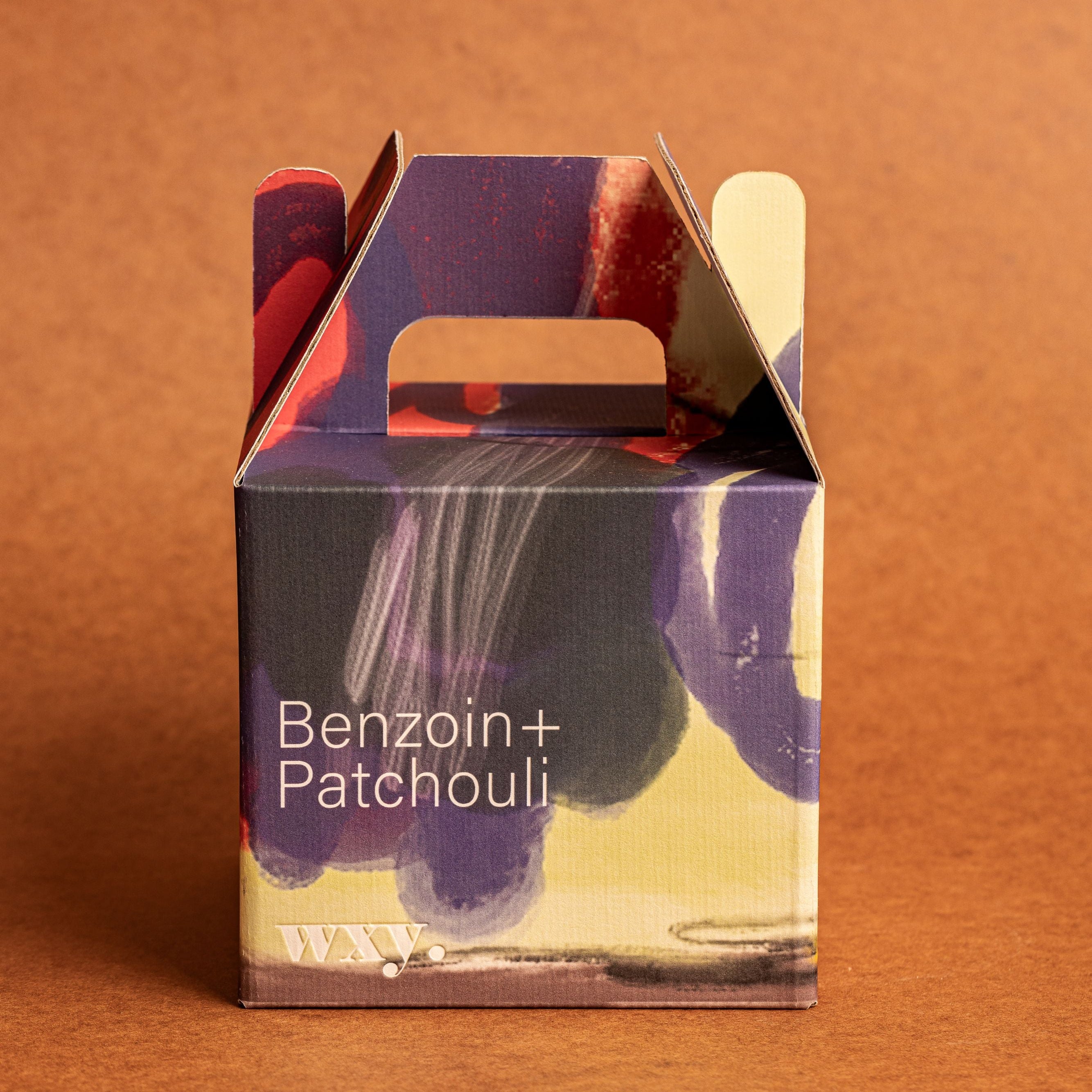 PREORDER - Abstract Candle - Blue/Green - Benzoin + Patchouli