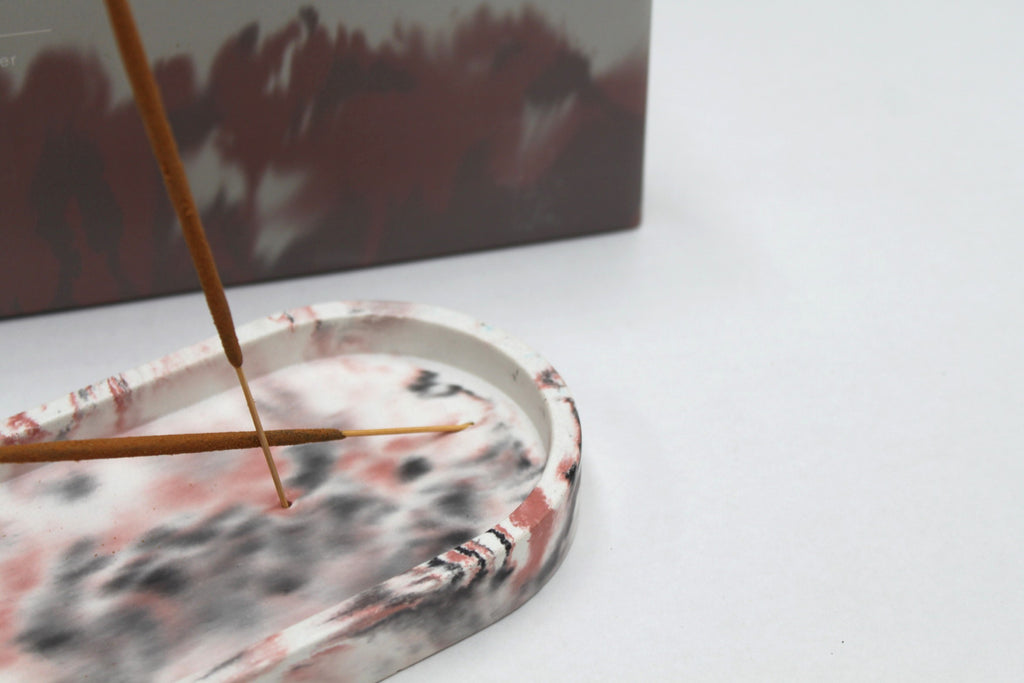 Multi Functional Tray / Incense Holder - Red