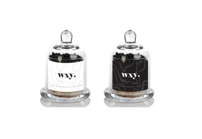 cloche matches - white.
